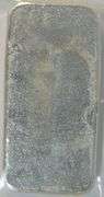 Attractive 5 Troy Oz pure .999 Fine Silver Emirates Mint bar in plastic