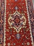 Magnificent Hand-Knotted Serapi Wool Runner. 12'