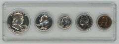 Superb Gem 5-pc 1954 US Proof Set in custom holder