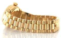 Ladies Rolex Datejust President 6917, 18K Gold, W/Box & Booklet