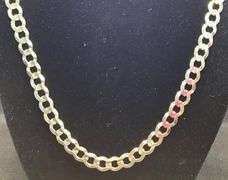 CLASSIC 14K YELLOW GOLD CUBAN CHAIN LINK NECKLACE