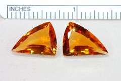 Spectacular Citrine Pair - 10.69 cts.