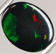 Silky 1.87ct electric flashing black opal