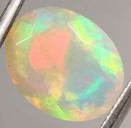 Gorgeous 2.01ct rainbow floral flashing jelly Opal