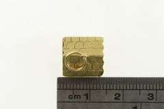 14K Yellow Gold 3D Articulated Log Cabin Home Cauldron Charm/Pendant