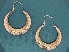 14K ROSE GOLD HOOP EARRINGS