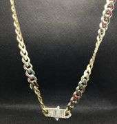 FABULOUS AND CLASSIC 14K YELLOW GOLD MIAMI CUBAN CHAIN NECKLACE
