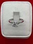 CERTIFIED BRAND NEW LADIES 14K WHITE GOLD DIAMOND SOLITAIRE RING