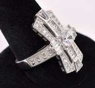 CZ Ring In Sterling Silver
