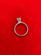 CERTIFIED BRAND NEW LADIES 14K WHITE GOLD DIAMOND SOLITAIRE RING