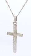 Vintage Sterling Silver Cross Pendant on Chain