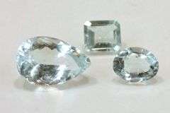 Natural Aquamarine - Lot of 3