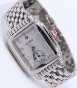 Michele Deco Mother of Pearl Diamond Dial Watch