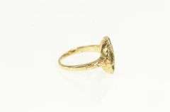 14K Yellow Gold Enamel Order of the Eastern Star Insignia Ring