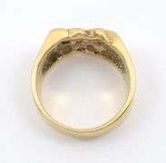 Tasteful Men's Ring with Diamonds