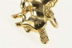 14K Yellow Gold James Avery Galloping Horse Mustang Charm/Pendant
