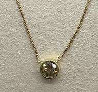 CERTIFIED BRAND NEW 14K GOLD AND DIAMOND CHAIN AND PENDANT