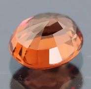 Rare high end 2.10ct rose pink Malaya Garnet solitaire