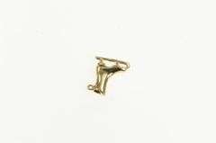 14K Yellow Gold 3D Ice Skate Shoe Winter Olympic Sport Charm/Pendant