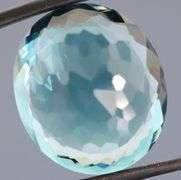 Designer 34.40ct blue green Hydrothermal Amethyst