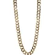 14K YELLOW GOLD FLAT MIAMI CUBAN LINK CHAIN