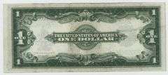Crisp AU Series of 1923 Large Size $1 Silver Certificate note