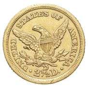 1844-D $2.50 Liberty Head Gold Quarter Eagle