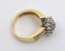 Sparkling Diamond Cluster Ring