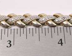 X Link Bracelet In Sterling Silver