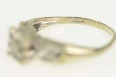 14K White Gold 1950's Classic Diamond Promise Engagement Ring