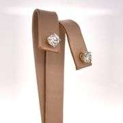 1.41 CARAT DIAMOND STUDS CRAFTED IN 14K YELLOW GOLD