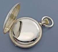Proper 1903 Hampden RRG Pocket Watch in Coin Silver