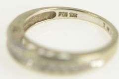 10K White Gold 0.20 Ctw Diamond Mom Mother's Day Band Ring
