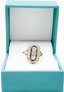 Gorgeous 14kt Solid Yellow Gold & Diamond Ring!