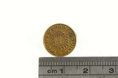 10K Yellow Gold Newspaper Guild Journalist Vintage Lapel Pin/Brooch