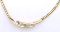 Remarkable 1ctw Diamond Omega Necklace