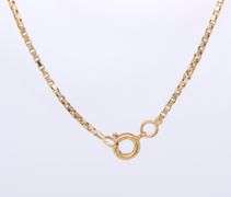 Elegant 18kt Yellow Gold Box Chain Necklace