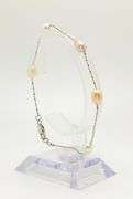 Beautiful Pink Pearl Station Bracelet