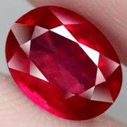 Glistening 3.32ct blood red Ruby