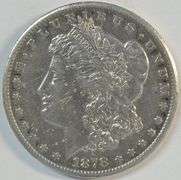 Well struck 1878-CC Morgan Silver Dollar. Key date