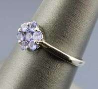 Gorgeous Tanzanite size 7.5 ring set in sterling
