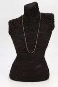 10k Yellow Gold-Hollow Pave Figaro Link Chain 1.9mm Necklace 22"