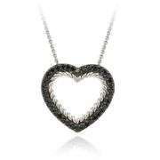 Sterling Silver Champagne Diamond Pendant