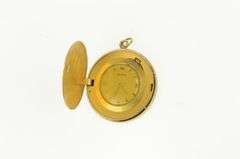 14K Yellow Gold Benrus Vintage Watch Coin Tribute Locket Charm/Pendant