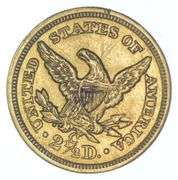 1856-C $2.50 Liberty Head Gold Quarter Eagle