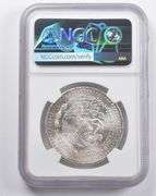 MS65 1982 Mo Mexico 1 Silver Onza DDR #1 NGC