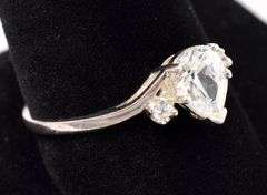 CZ Ring In Sterling Silver