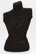 10k Yellow Gold Solid Snake 0.6mm Chain Magic Round Link Square Necklace 18"