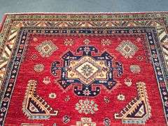 Fine Super Kazak Hand Knotted Rug  4.10 X 7