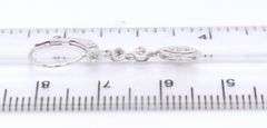 Sparkling White Gold Diamond Accent Dangle Earings